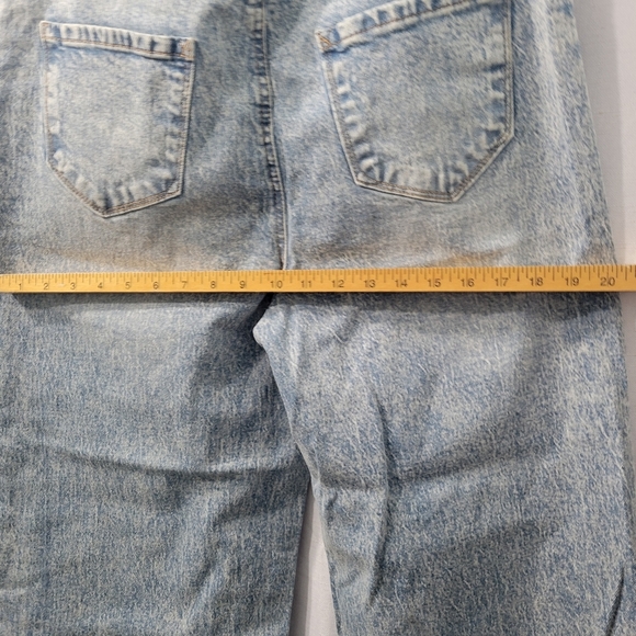 Kensie Jeans For Women's The Carla Hi-Rese Wide Leg Light Blu Braided Belt Sz 12 - Picture 15 of 16